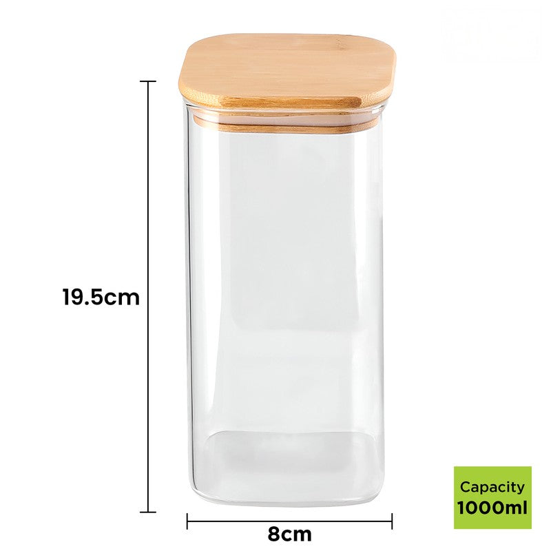 Boxly Glass Jar(1000 mL Each) - Set Of Three media 9
