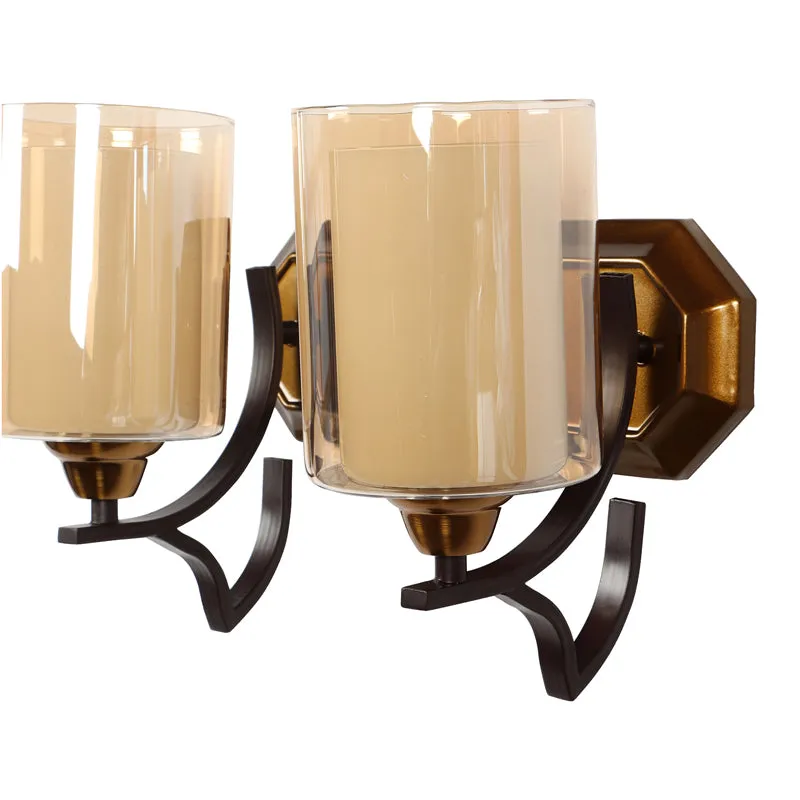 Glen Iron Wall Lamp With Glass Shade media 9