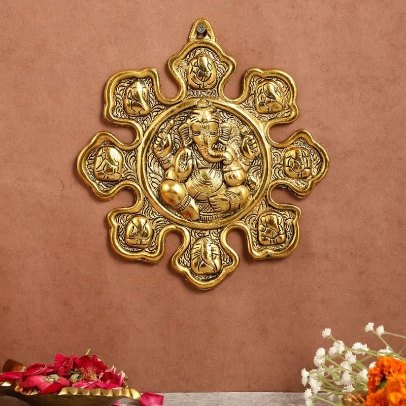 Ganesha Geeth Aluminium Wall Accent media 1