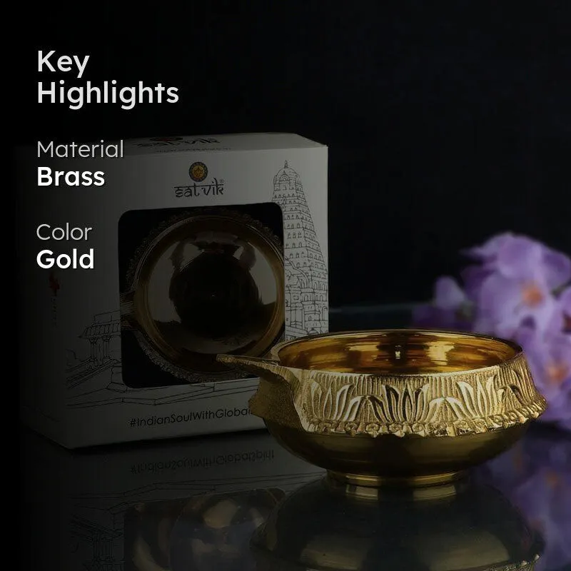 Akhand Brass Diya media 2