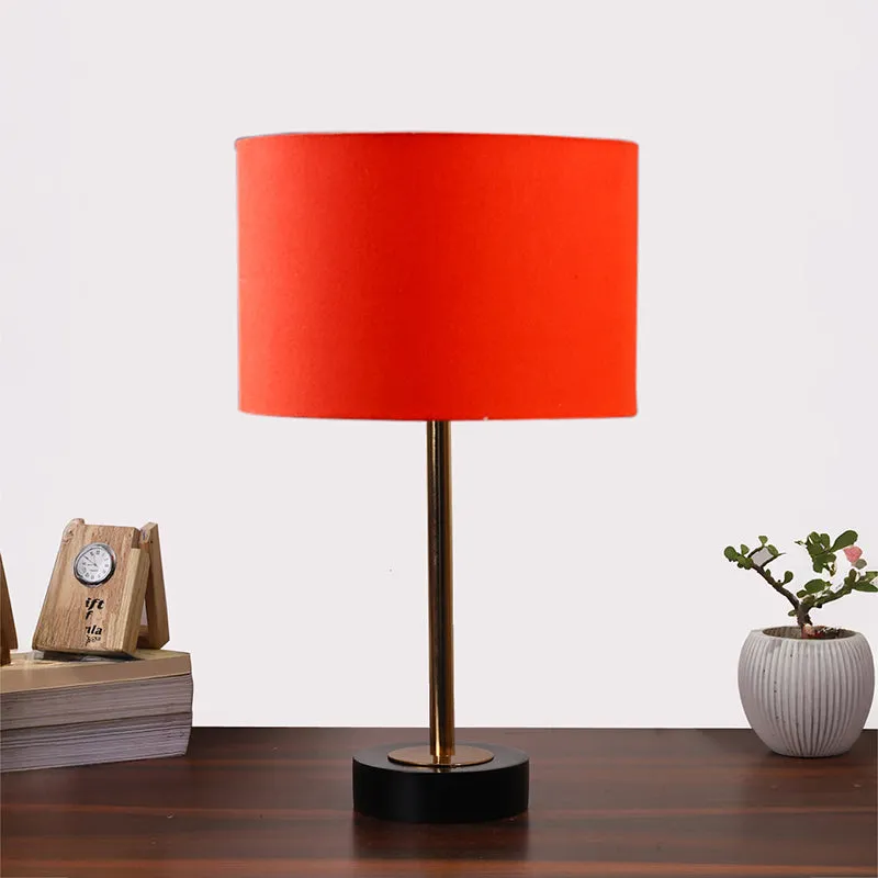 Cotin I Rodin Wooden Table Lamp - Orange,Gold,Black media 3
