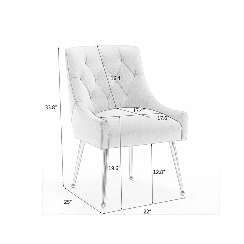 Solmira Neem Wood Accent Chair - Pink media 9