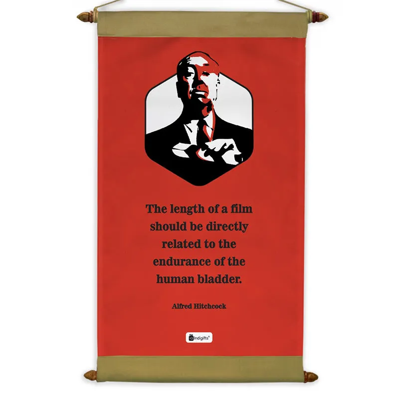 Alfred Hitchcock Motivational Canvas Wall Accent media 4