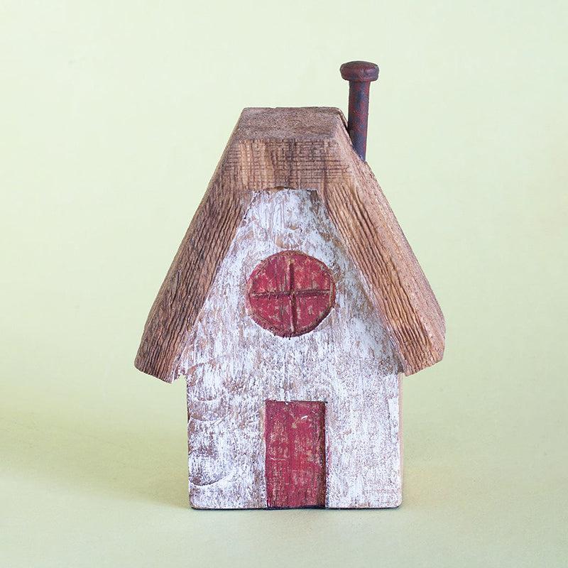 Tiny Homes Wooden Paperweight - White media 4