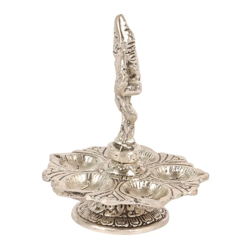 Vighnaharta Ganesh Diya - Silver media 7