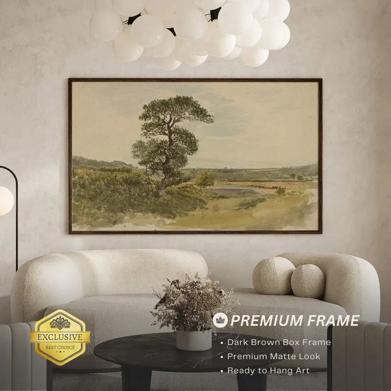 Lone Branches Wood Wall Art With Frame - Black media 3