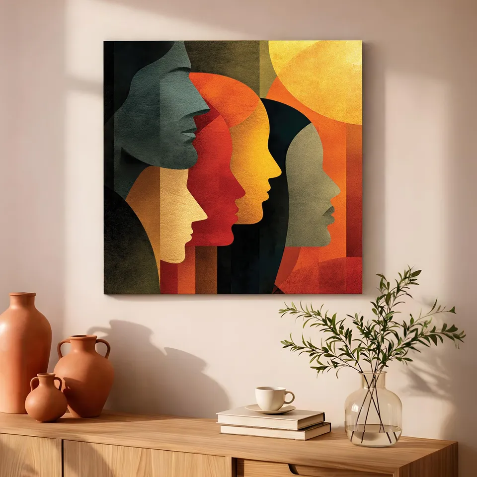 Expression Form Canvas Wall Art media 8
