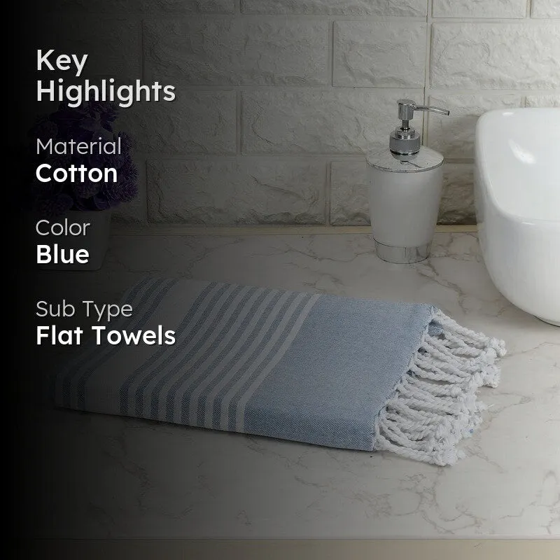 Darsha Bath Towel - Blue media 2
