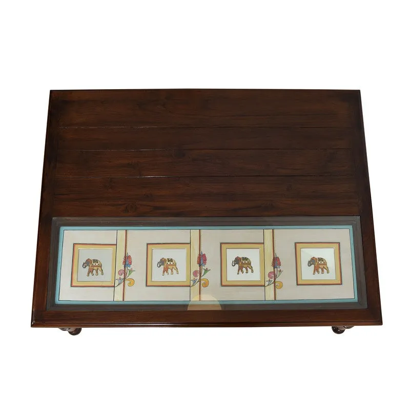 Sumer Teak Wood Center Table media 6