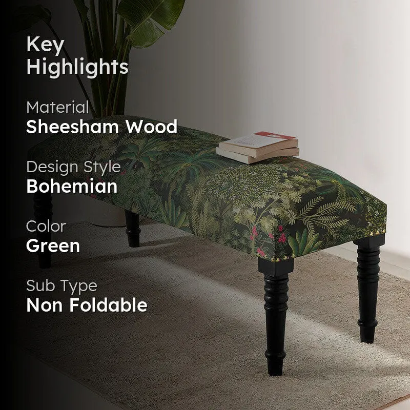 India Circus Sheesham Wood Garden of Grace Wooden Bench media 2