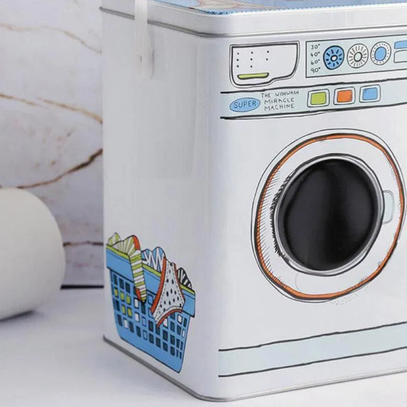 Compact Metal Hanging Storage Box for Laundry & Home Organization media 3