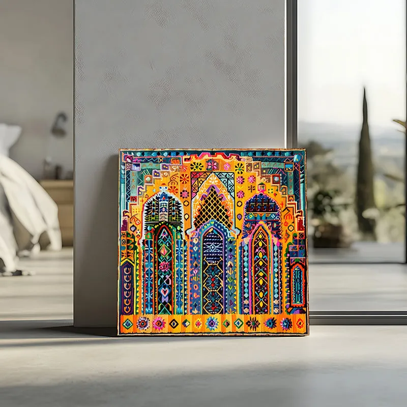 Details Of Diwar Canvas Wall Art media 5