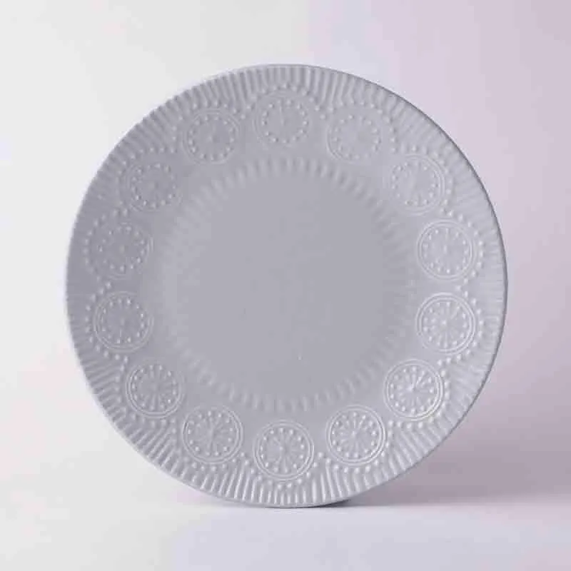 Crown Dinner Plate - Grey - Set Of Two media 6