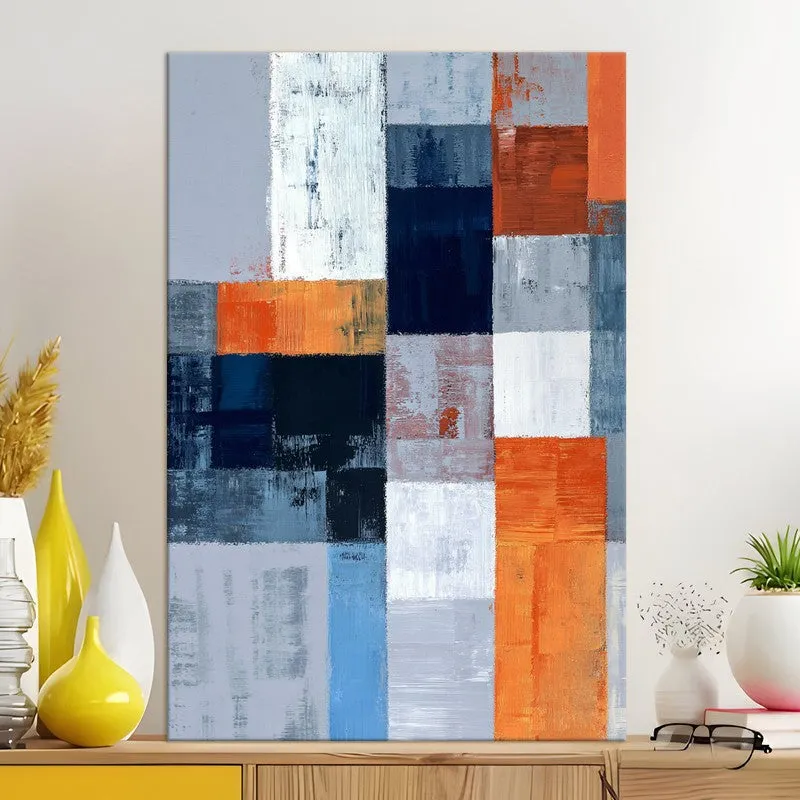 Balanced Stroke Grid Canvas Wall Art media 5