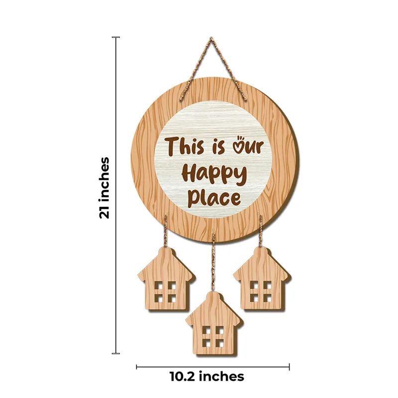 Our Happy Place Minimalistic MDF Wall Hanging media 6