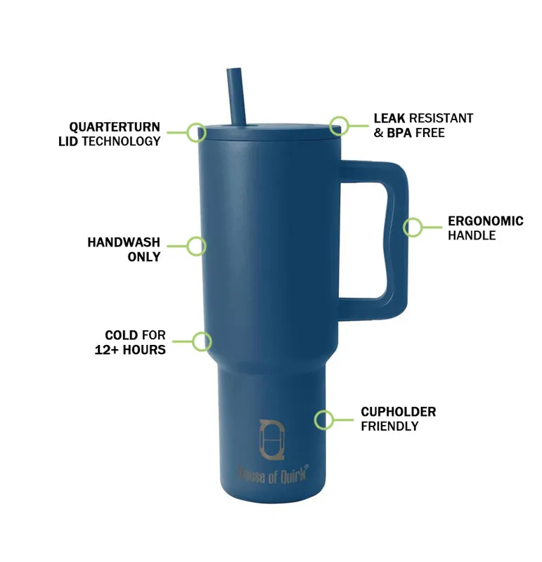 Hydra Boost Stainless Steel Tumbler (1200 ML) - Teal media 3