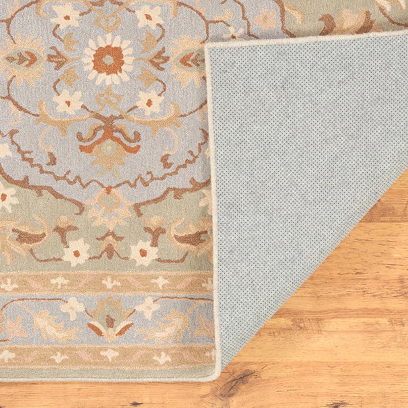 Mithras Ethnic Wool & Nylon Carpet - Grey & Green media 7