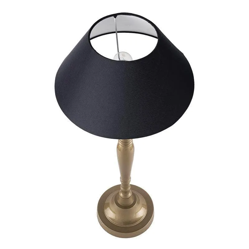 Imperial Gold Fabric Table Lamp - Gold,Black media 3