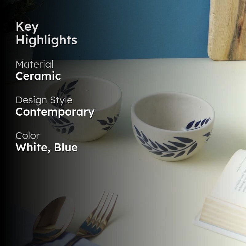 Chinni Ceramic Bowl - Set Of Two media 2