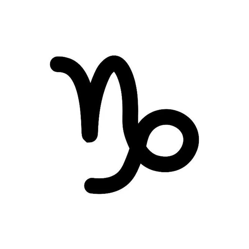 Capricorn Zodiac Sign Black Iron Wall Accent media 3