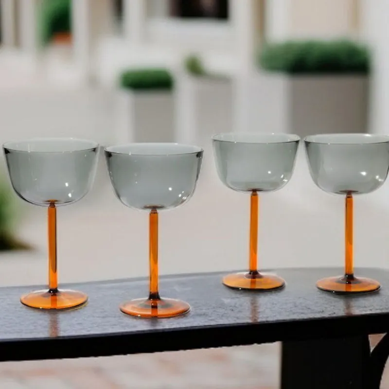 Copper Glow Cocktail Cocktail Glass(260 mL) - Set Of Four media 1