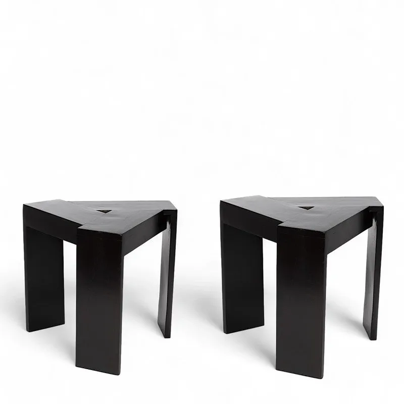 Kverox Sheesham Wooden Side & Bedside Table (Brown) - Set Of Two media 3