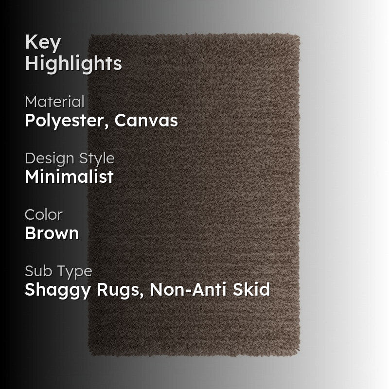 Table Tufted Woven Whisper Rug - Light Brown media 2