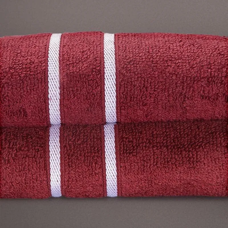Red Oh-so-soft Hand Towel - Set of Two media 1