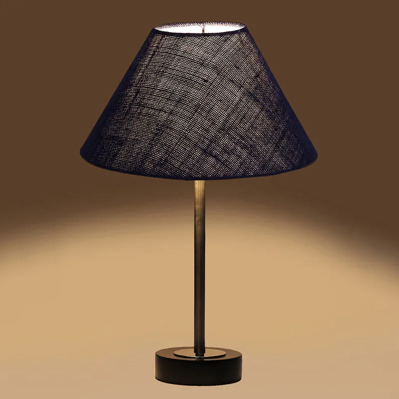 Sienna II Rodin Wooden Table Lamp - Blue,Silver,Black media 6