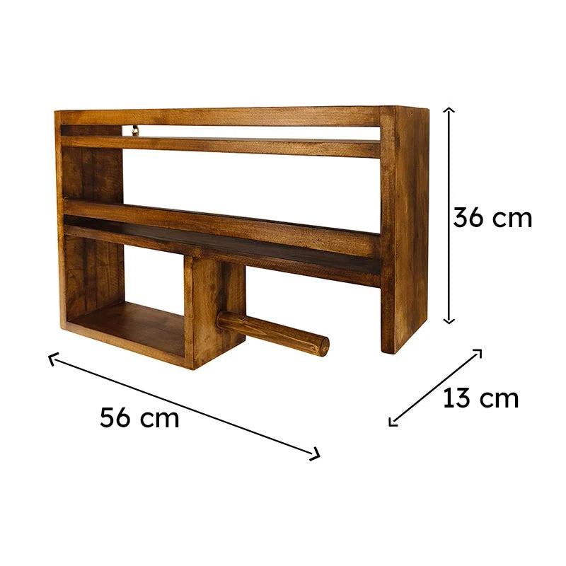 Moduno Wooden Kitchen Storage Rack media 7
