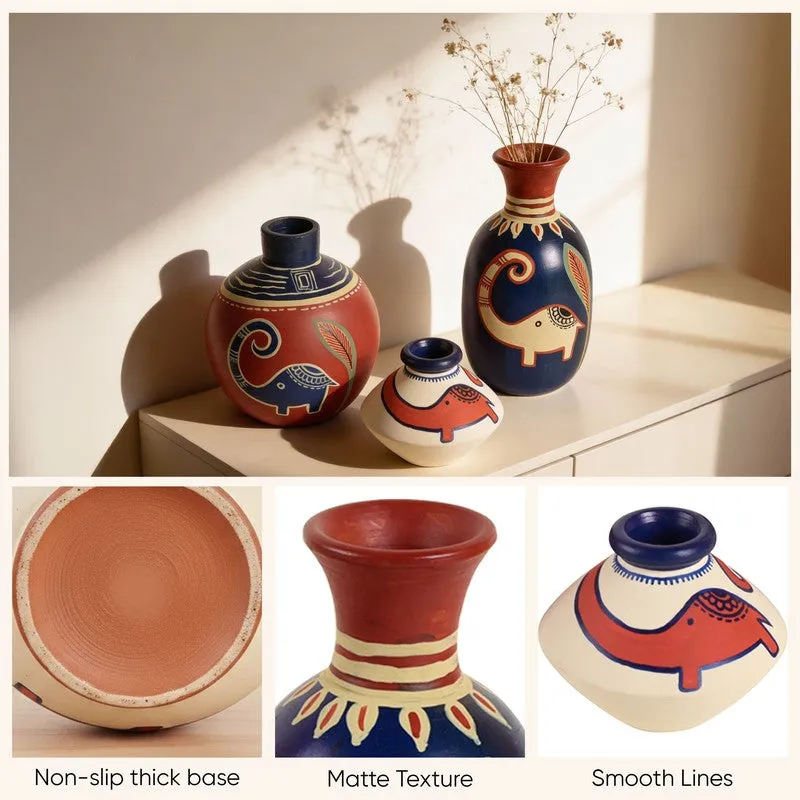 Rebo Elephant Vase - Set Of Three media 7