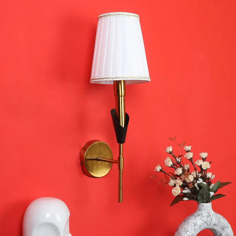 Nairobi Cotton & Iron Wall Lamp media 3