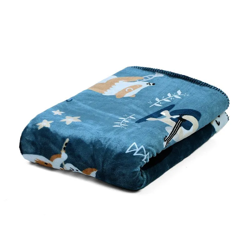 Monte Carlo Forest Friends Blanket - 550 GSM media 6