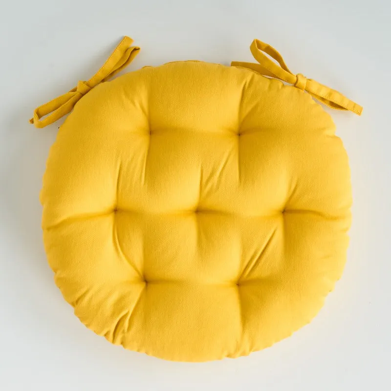 Paylon Chair Pad (Mustard Yellow) - Set Of Four media 3