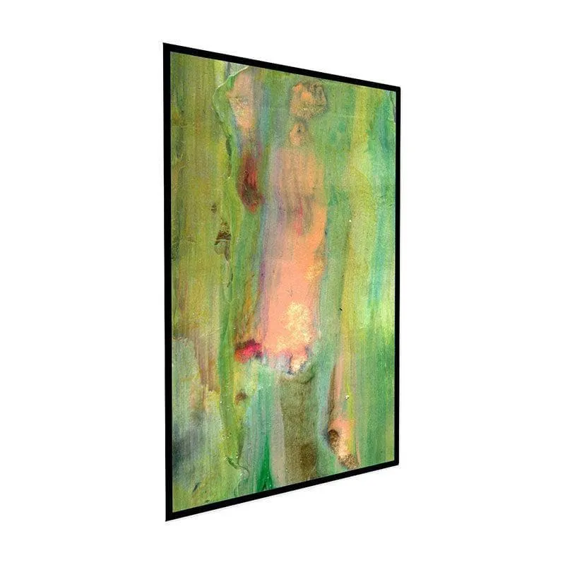 Bubblegum Abstract Canvas Wall Painting - Black Frame media 3