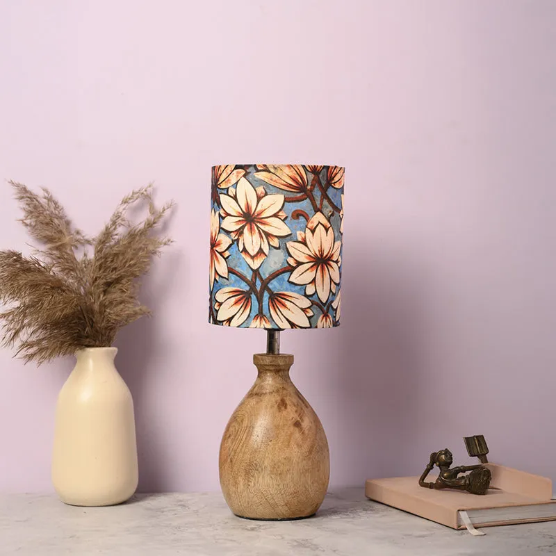 Bleu Flora Kumbha Fabric Table Lamp - Multicolor media 3