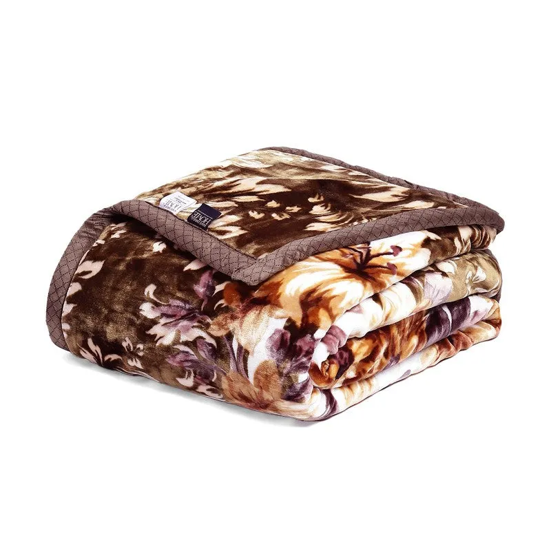 Monte Carlo Autumn Blossom Blanket - 1000 GSM media 5
