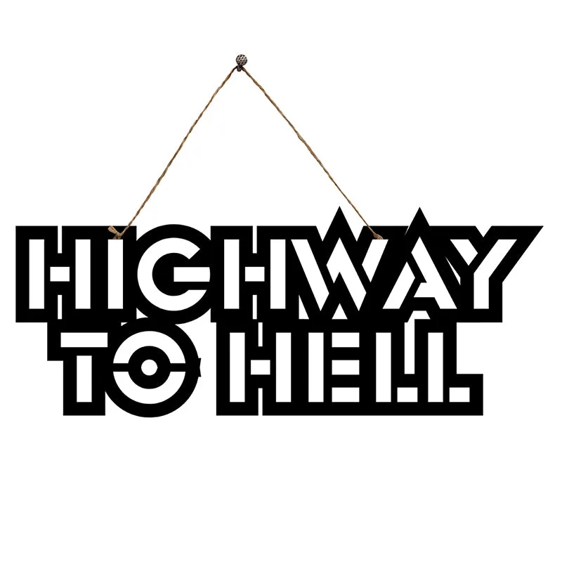 Highway To Hell Mild Steel Wall Accent media 3