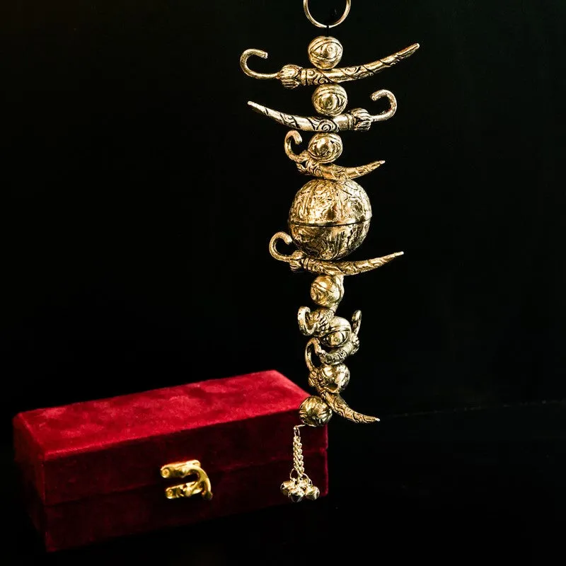 Nimbu-Mirchi German Silver Totka - Silver media 1