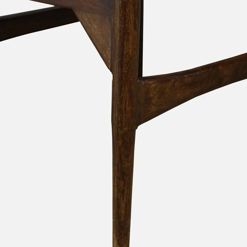 Racknest Rose Wood Accent Chair - Grey media 8