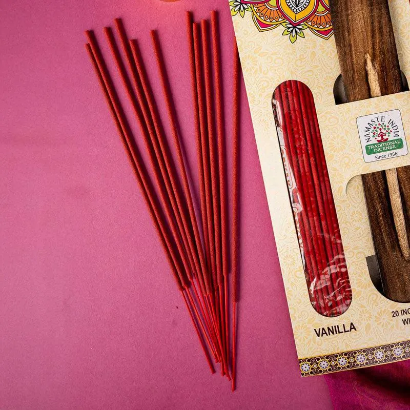 Sugandha Vanilla Incense Sticks With Incense Holder - Set Of Twenty media 5