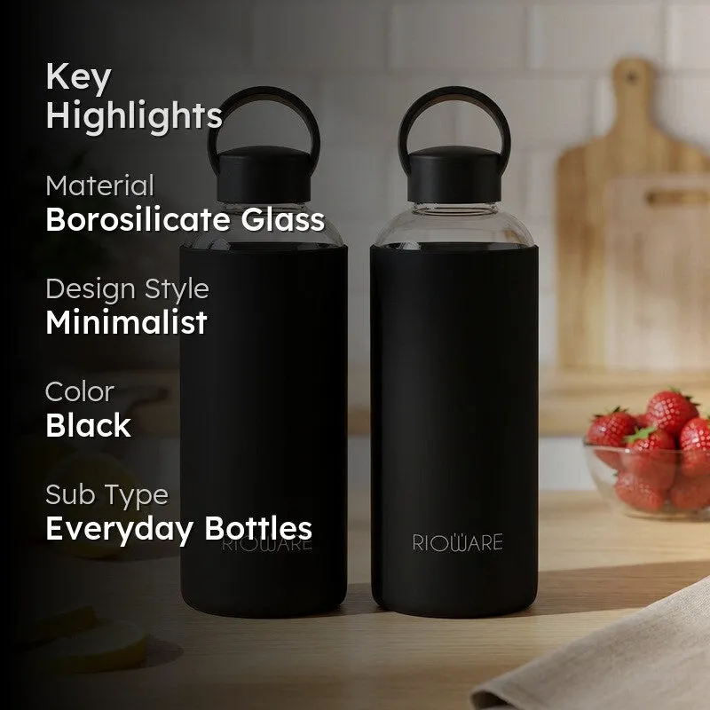 Rioware CalmCarry Water Bottle Black (750 mL Each) - Set Of Two media 2