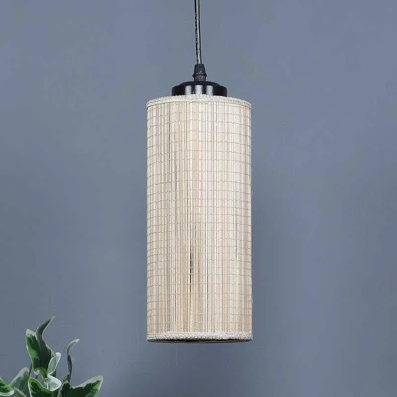 Suvio Bamboo Cane Ceiling Lamp media 4