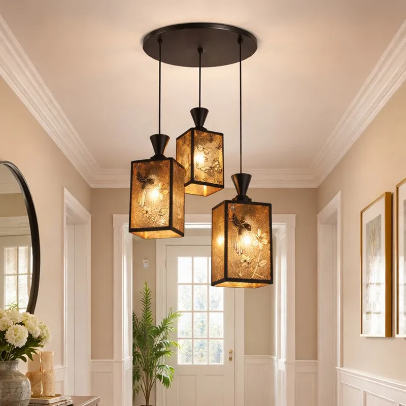Botanic Glow Metal Cluster Ceiling Lamp media 4
