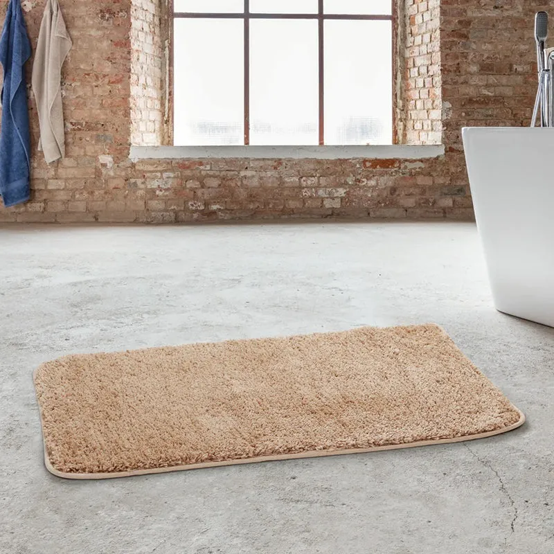 Helen Anti Skid Bath Mat & Contour Mat (Beige) - Eight Piece Set media 4