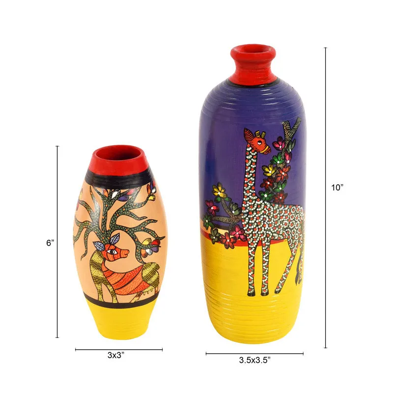 Indrasuta Terracotta Vase - Two Piece Set media 6