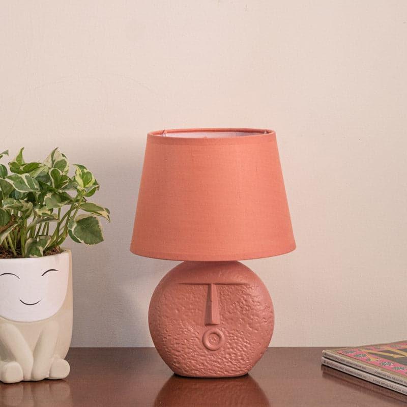 Pout Face Ceramic Table Lamp - Pink media 3