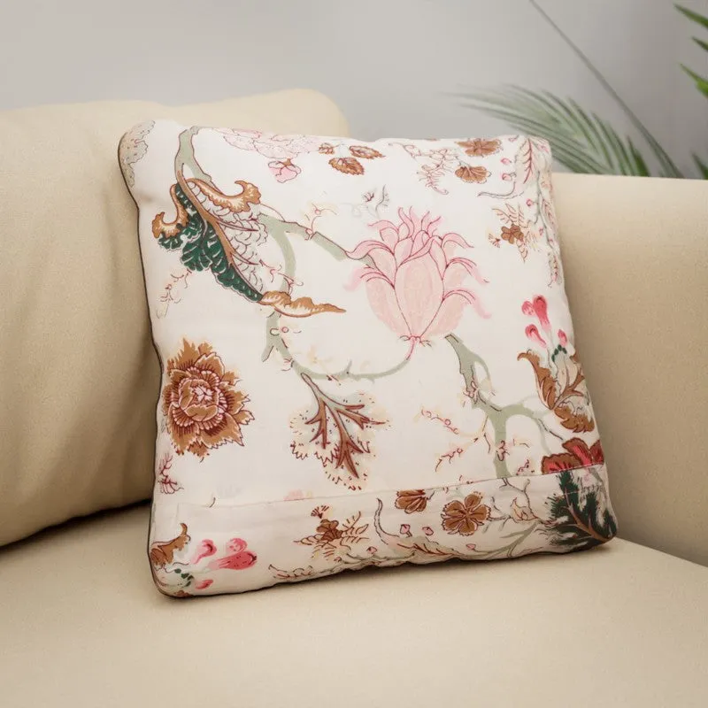 Petal Cascade Cotton Cushion Covers - Set Of Five media 3