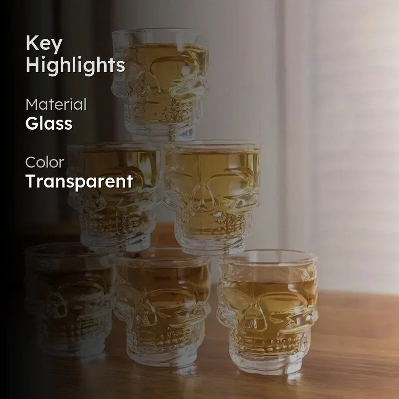 Skull Shot Glass (60 mL) - Set Of Six - 2