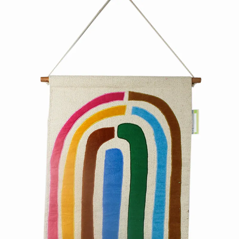 Rainbow Rove Fabric Wall Accent media 3